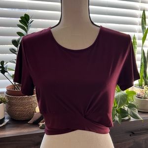 Alphalete Ultrasoft Wrap Tie Top